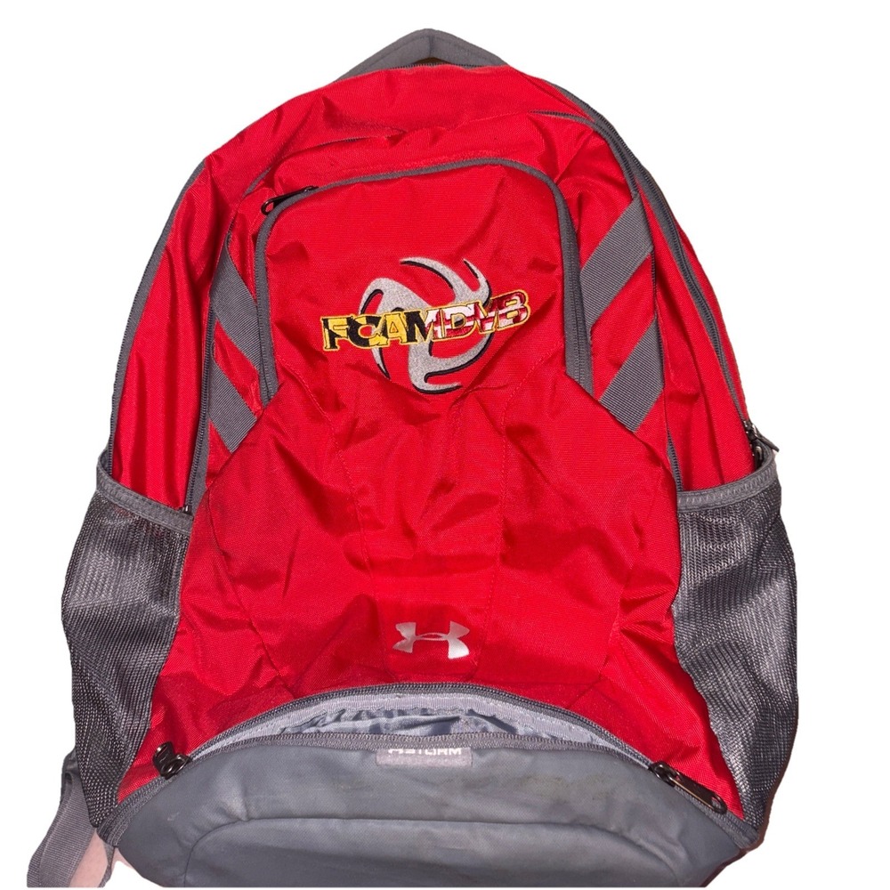 FCAMDMB Hurricane Under Armour  Storm Red & Grey Backpack
